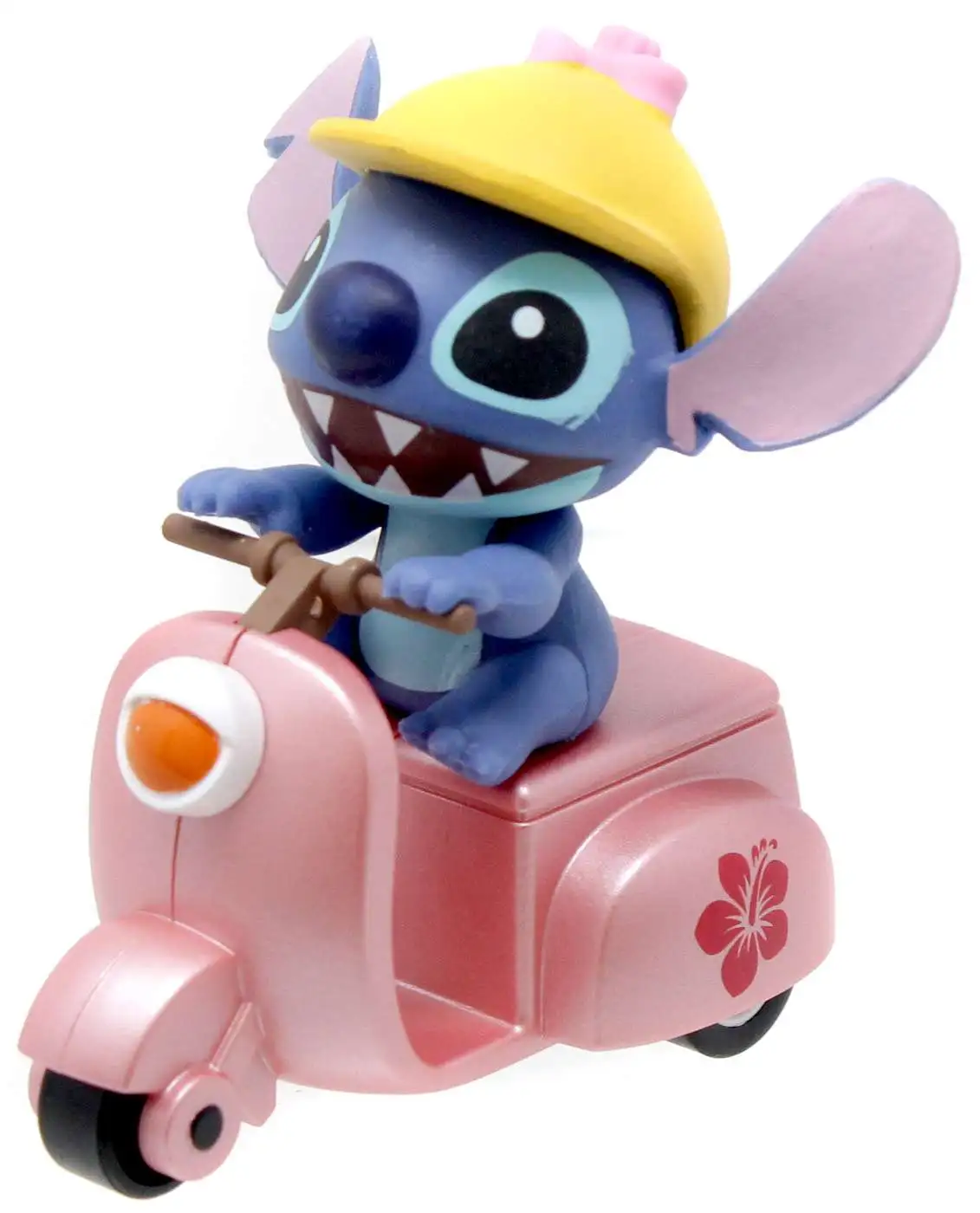 Disney Lilo Stitch Sitch on Pink Scooter 2 Pullback Car 1 Beast