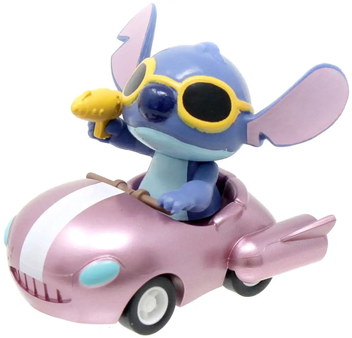 Disney Lilo & Stitch Stitch in Pink Rocket Car 2-Inch Pullback Car #7