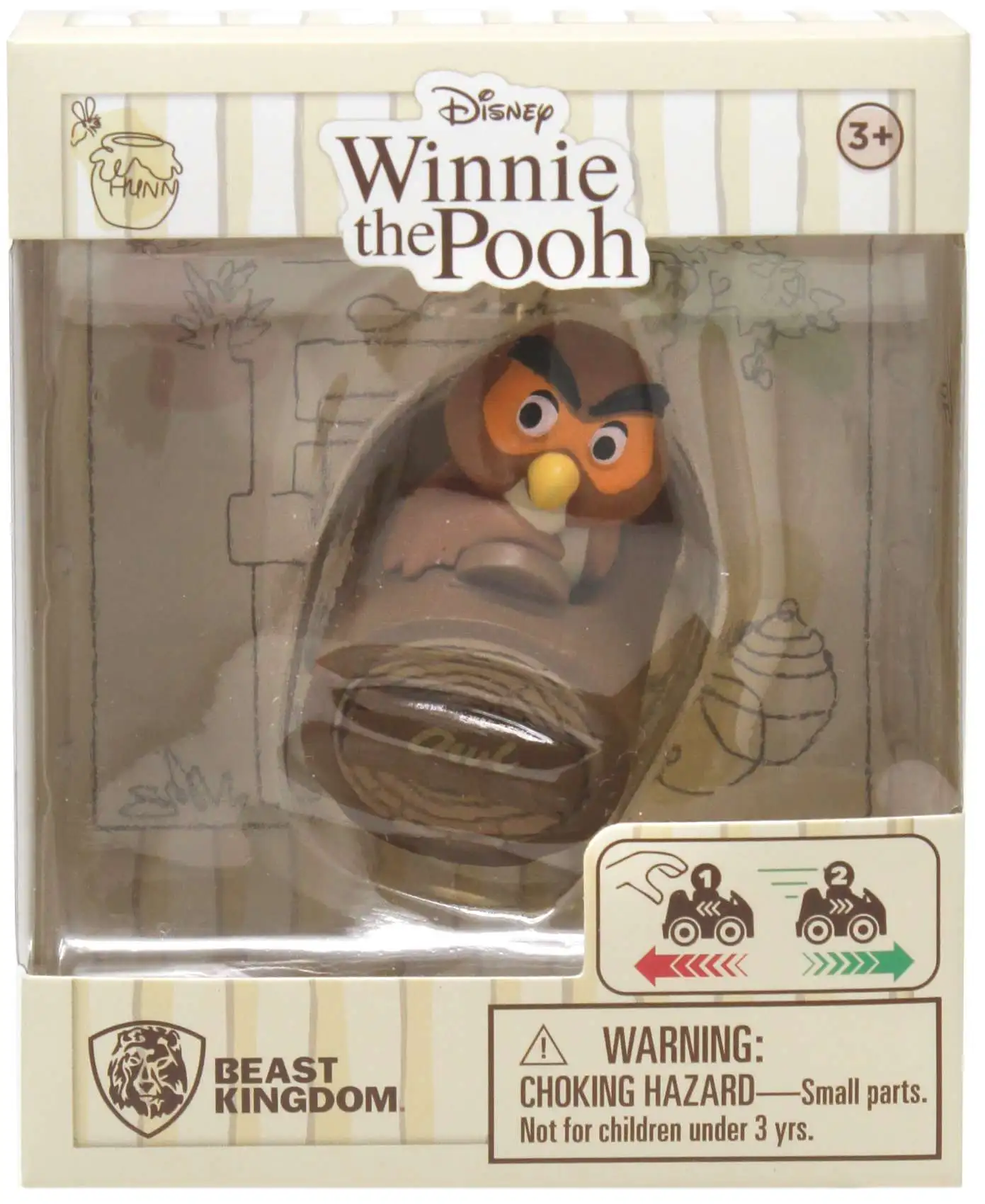 Disney Winnie the Pooh Owl Pull Back Vehicle