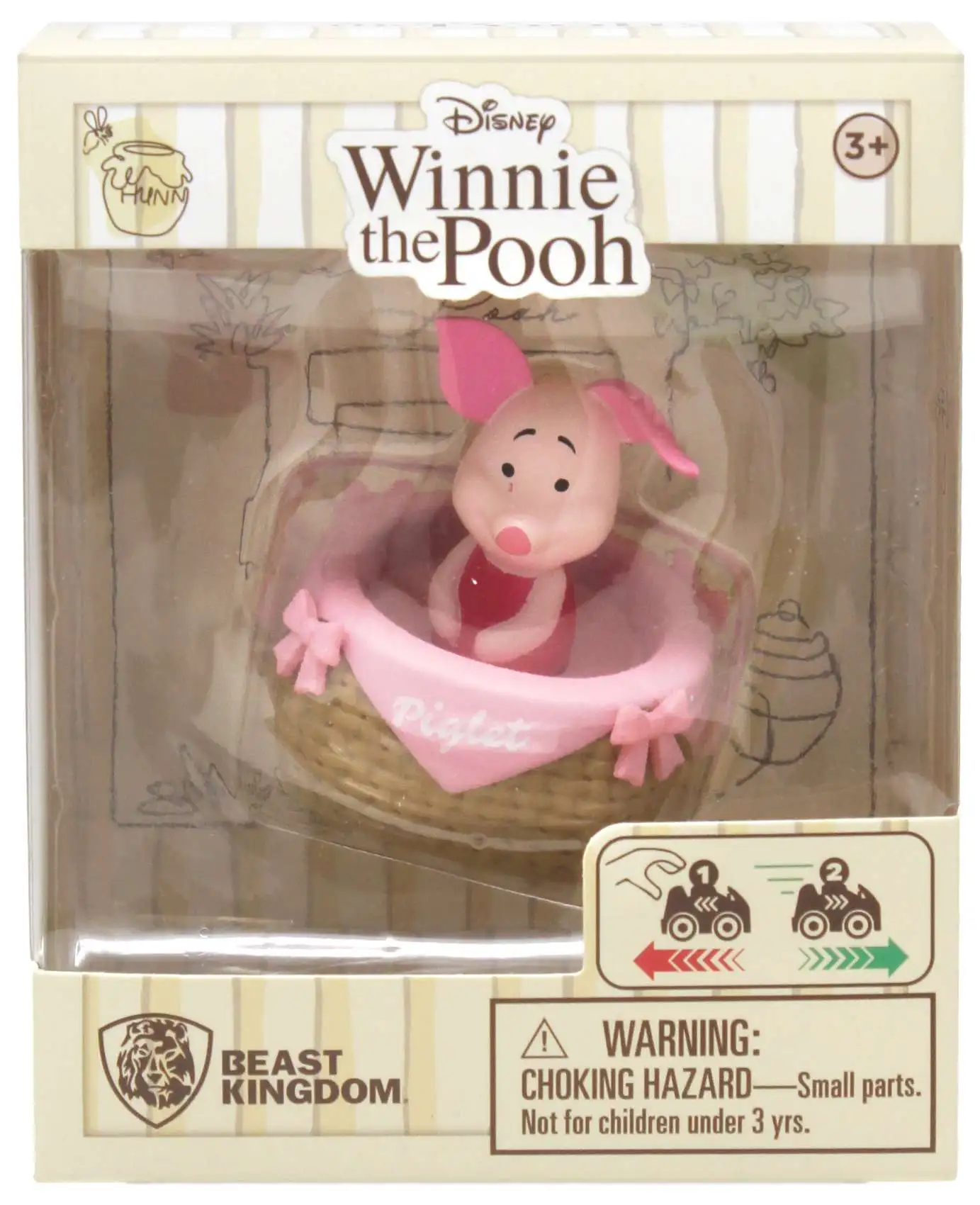 Disney Winnie the Pooh Piglet Pull Back Vehicle
