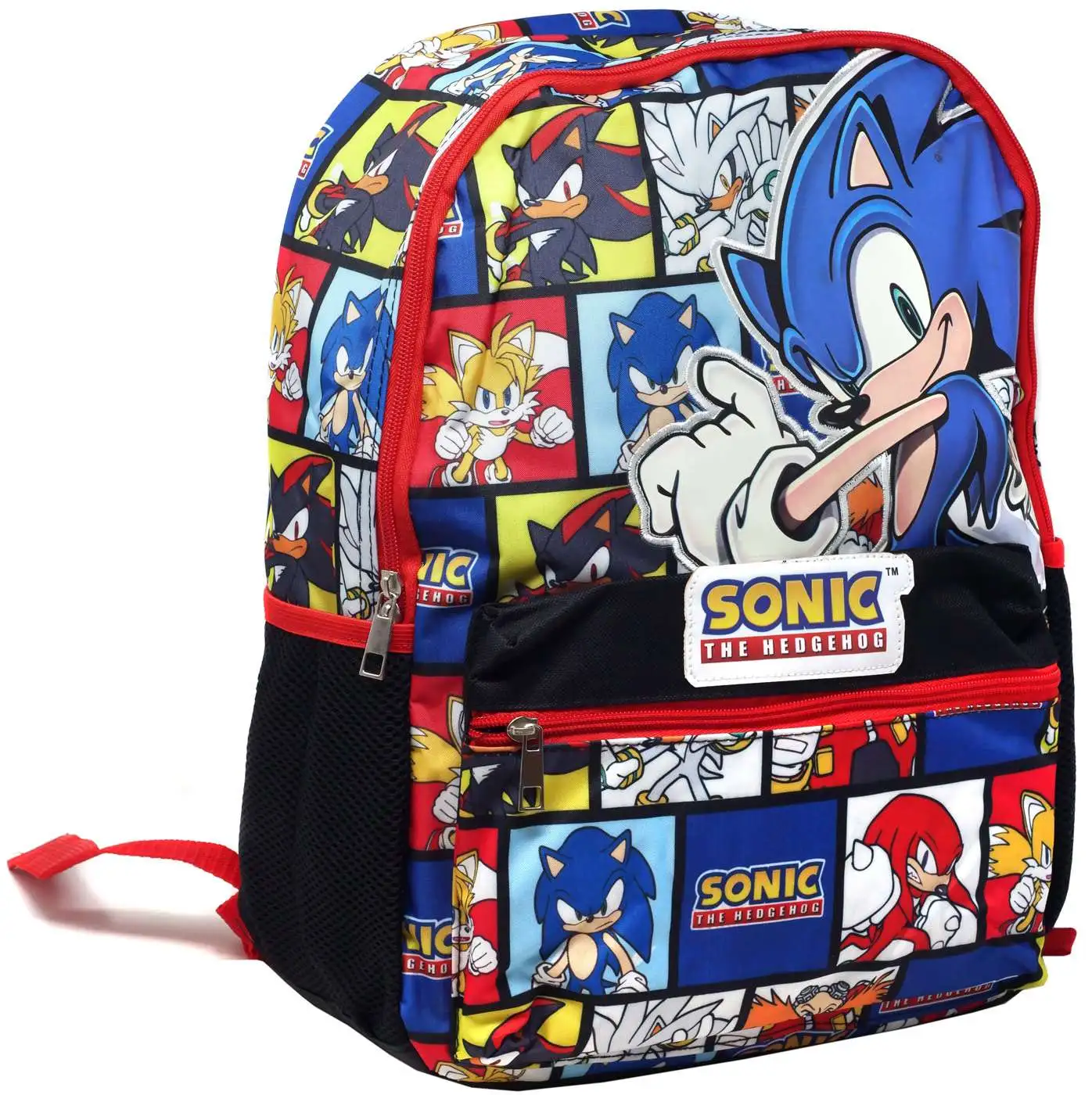 Sonic Blue Face Bag Sonic The Hedgehog