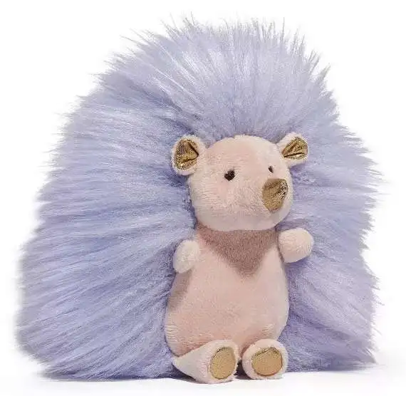 FAO Schwarz Sparklers Lavender Gold Hedgehog 6-Inch Plush