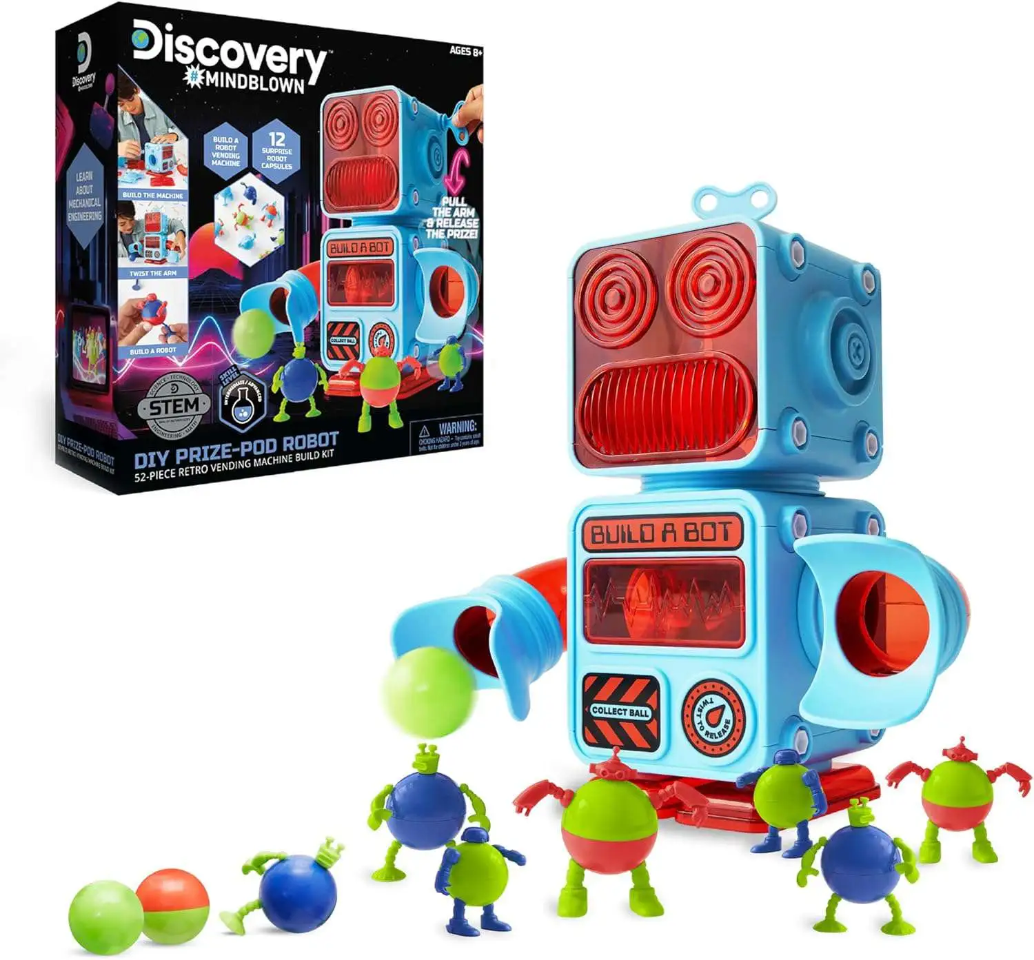 Discovery Mindblown DIY Prize-Pod Robot Vending Machine Build Kit