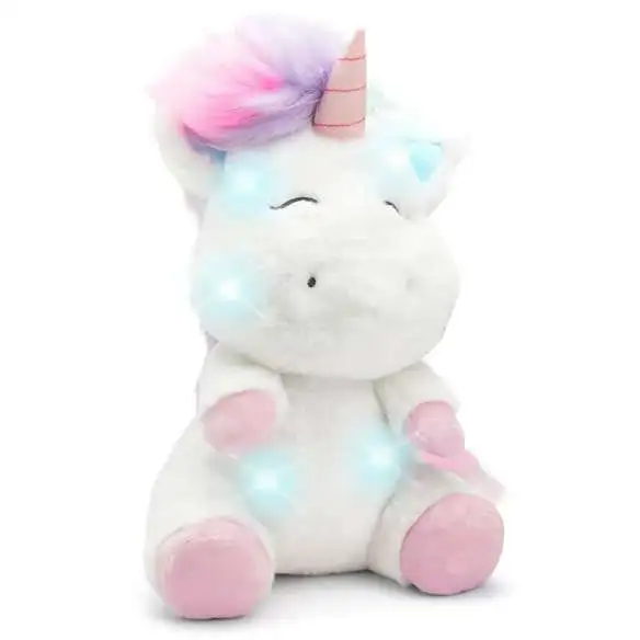 Geoffrey's Toy Box Star Brights Unicorn 12-Inch Plush