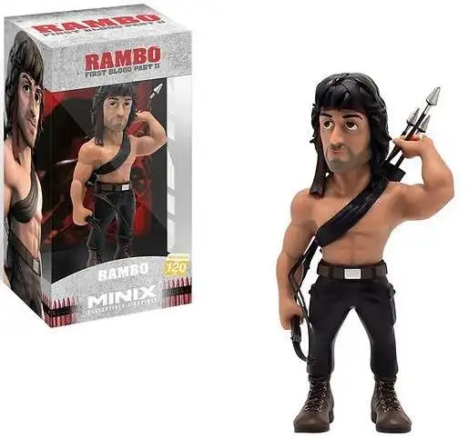 Rambo First Blood Part II Rambo 4.75 Vinyl Figure Bow MINIX - ToyWiz