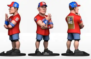 キャラクティックス CHARACTICS マタンゴ ミニサイズ WWE MINIX John Cena 4.7 Vinyl Figure Mego Corp - ToyWiz