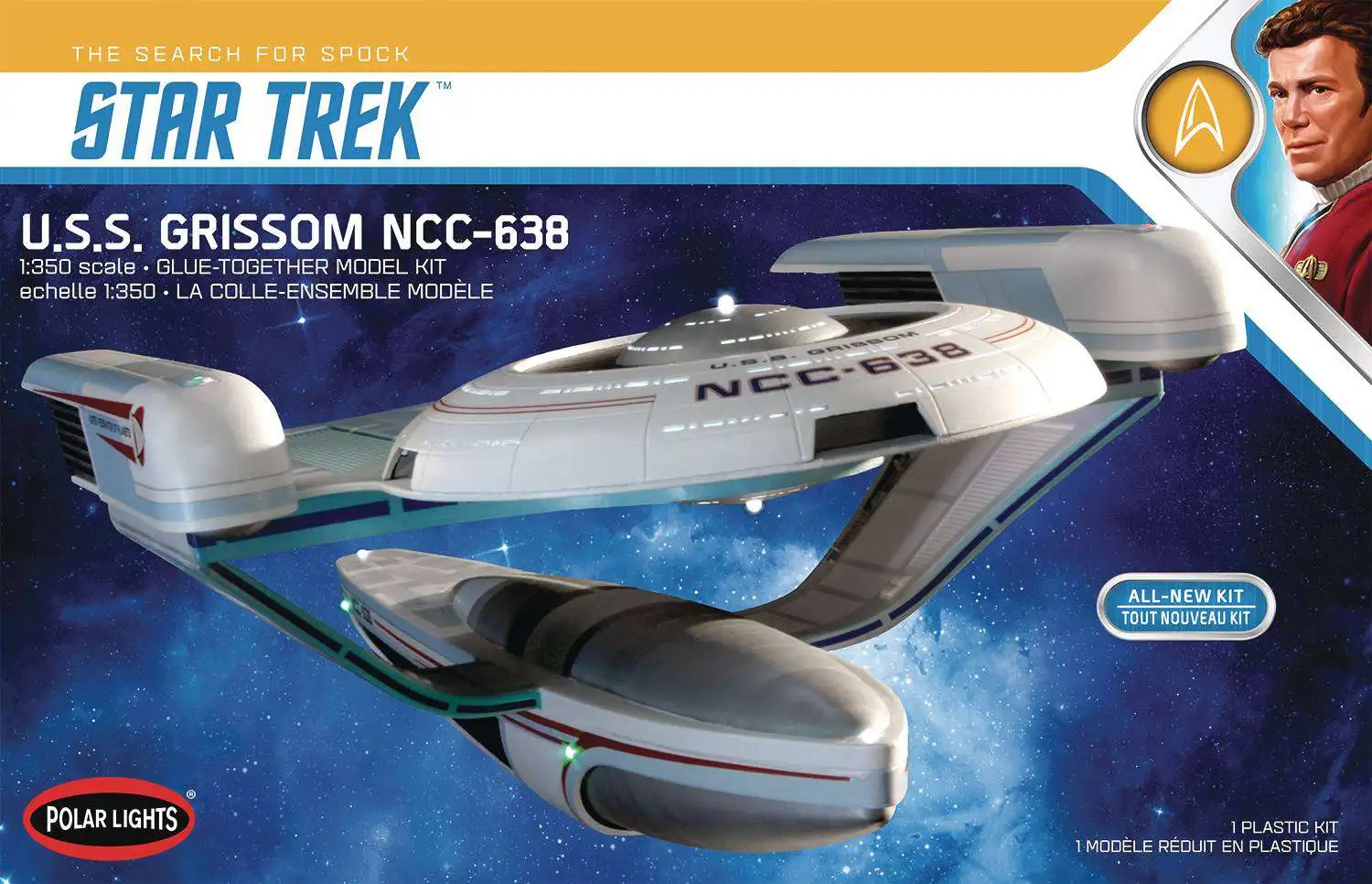 Star Trek III: The Search for Spock U.S.S. Grissom NCC-638 Model Kit (Pre-Order ships January)