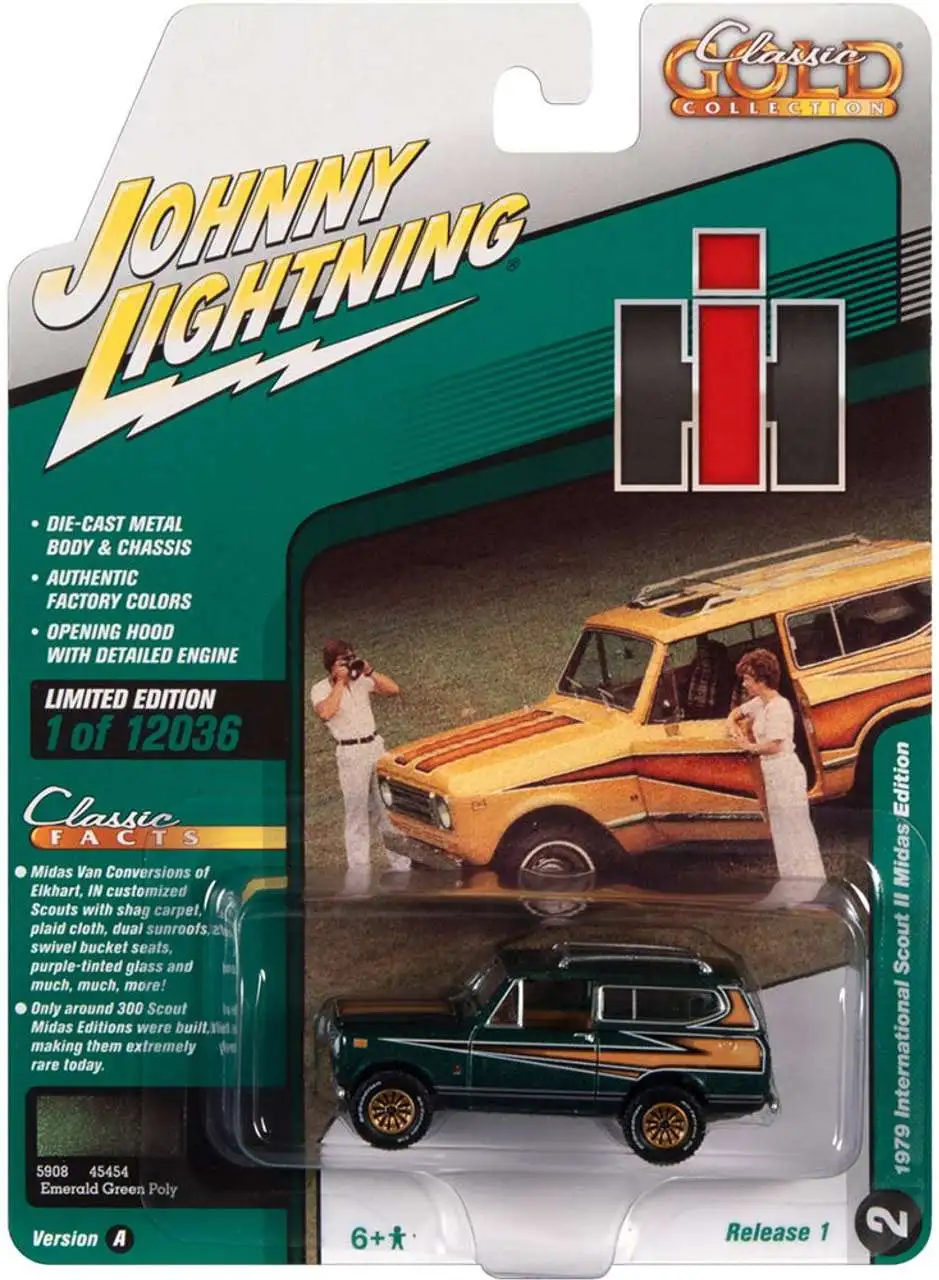 Johnny Lightning Classic Gold Collection 1979 International Scout II Midas Edition Diecast Car #2 [Version A]