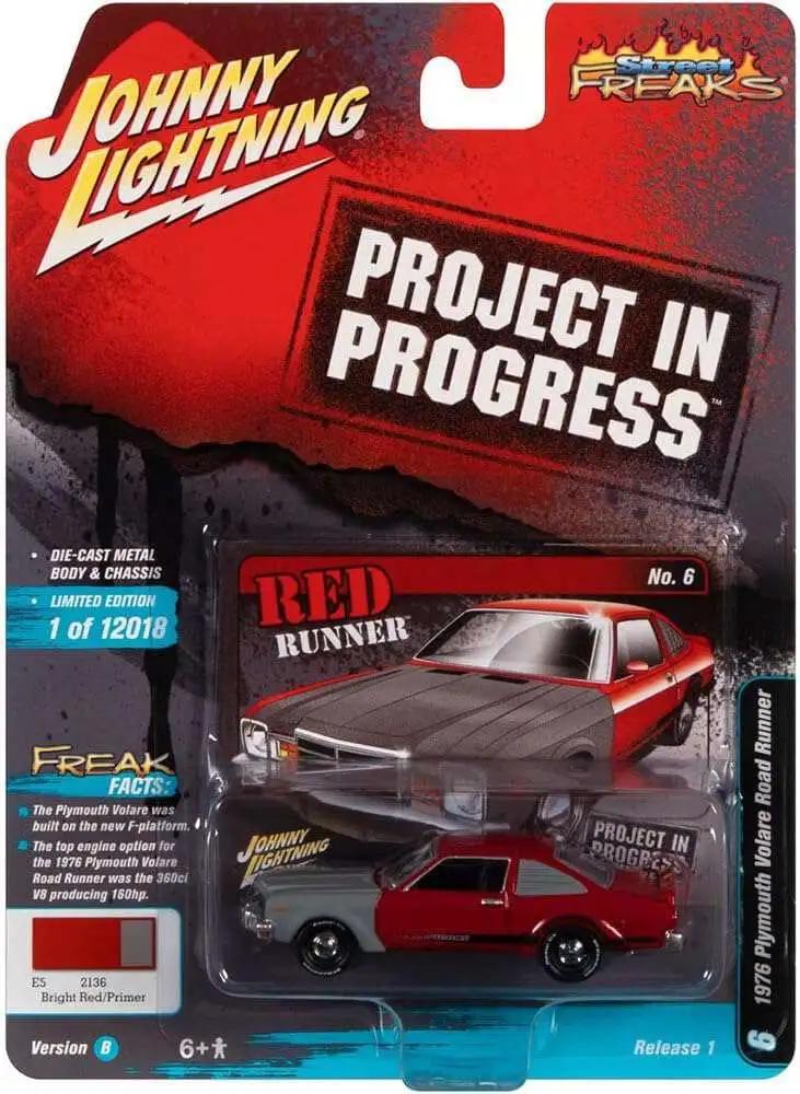 JOHNNY LIGHTNING アメリカングラフィティ　ミニカー Johnny Lightning Project in Progress Street Freaks 1976 Plymouth
