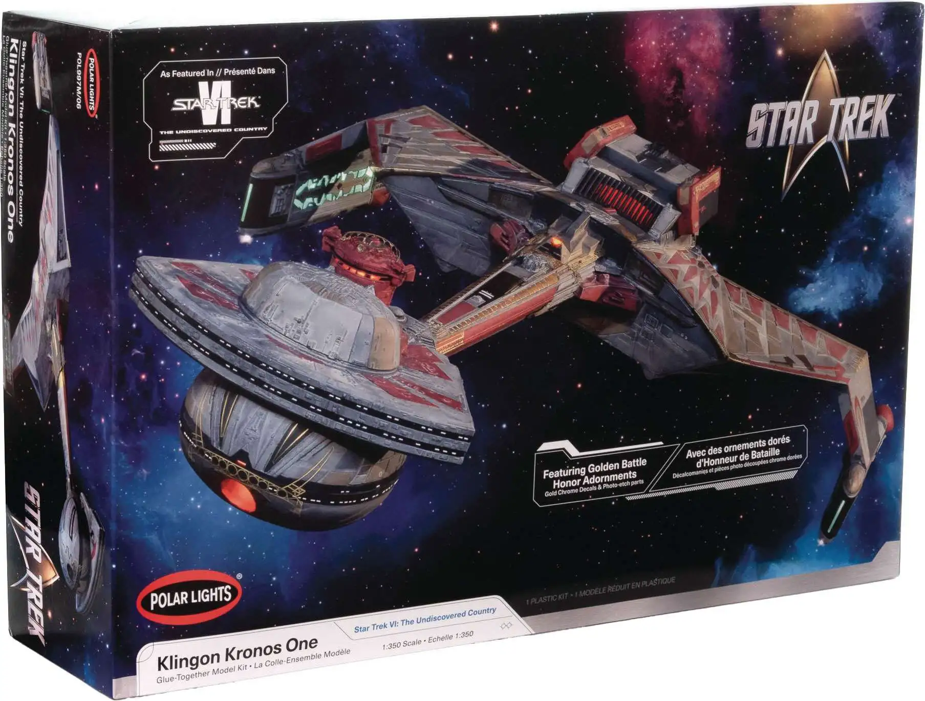 Star Trek VI: The Undiscovered Country Kronos One Model Kit [K't'inga Class Battle Cruiser] (Pre-Order ships April)