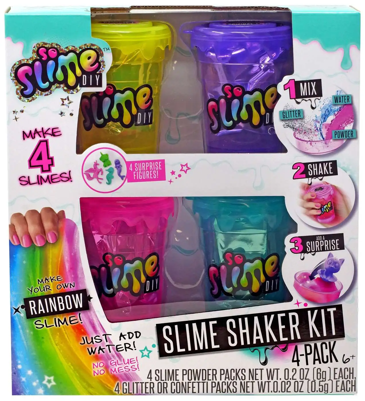 So Slime DIY 3-Pack of Glow in the Dark Slime Shakers 