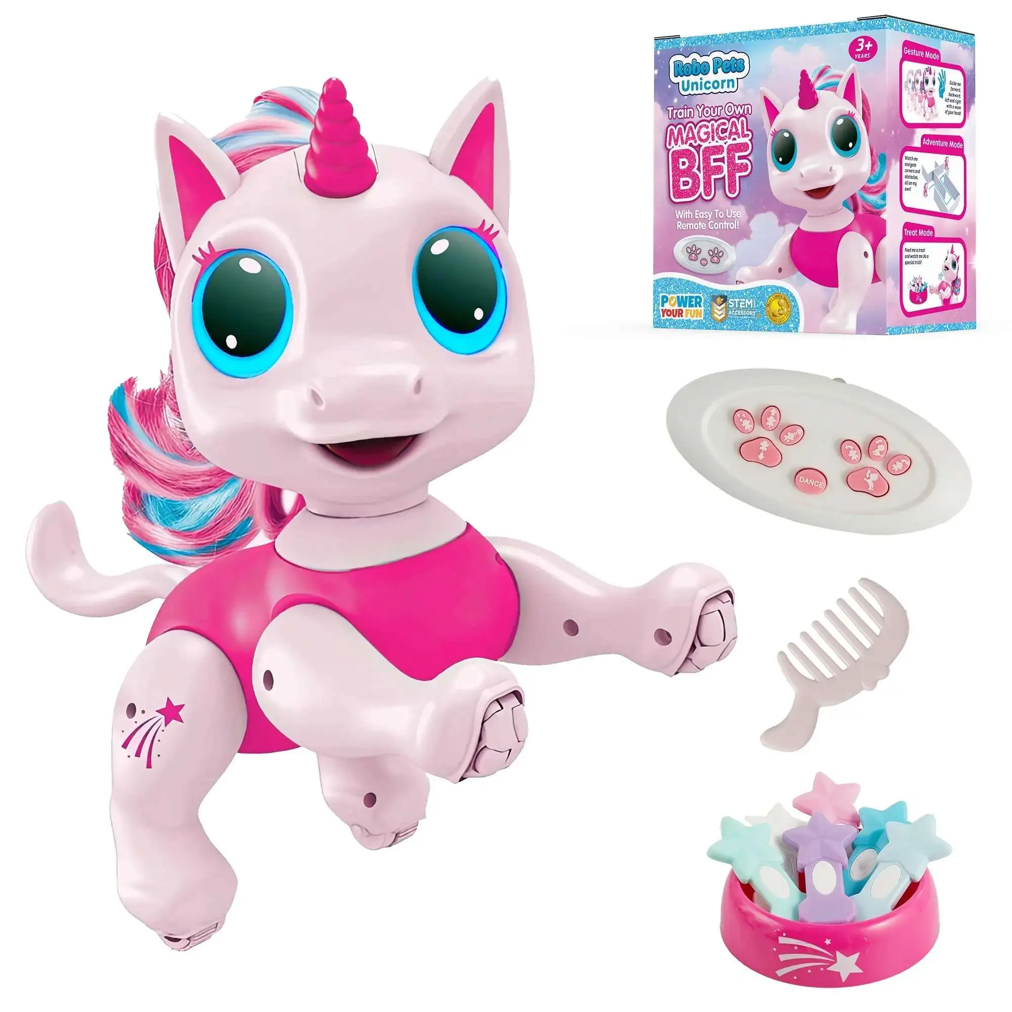 Robo Pets Unicorn Robotic Pet Figure [Pink]
