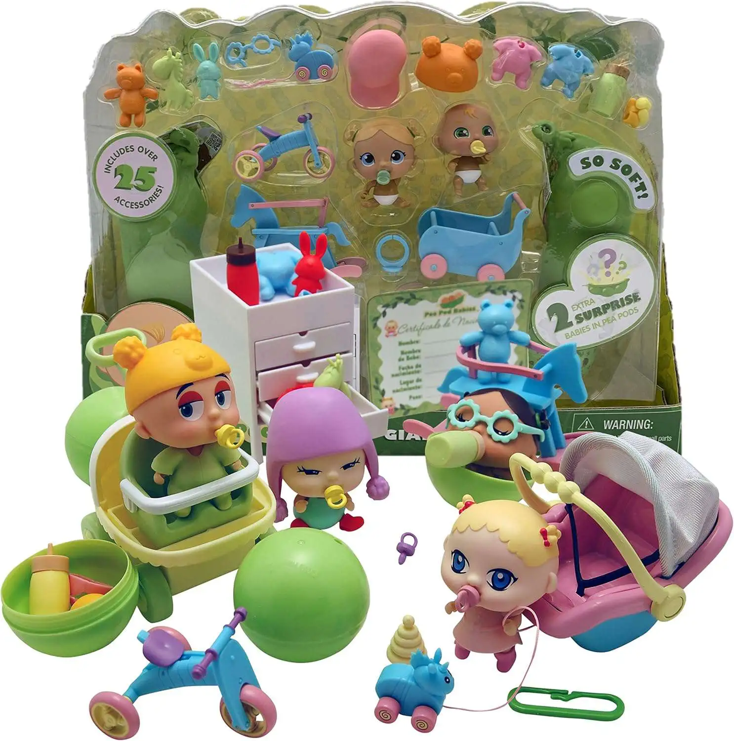 Pea Pod Babies Giant Playset