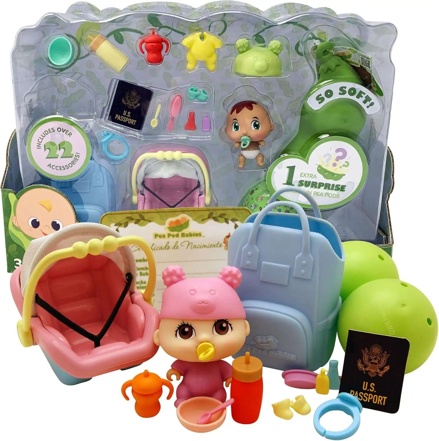 Pea Pod Babies Little Traveler Set
