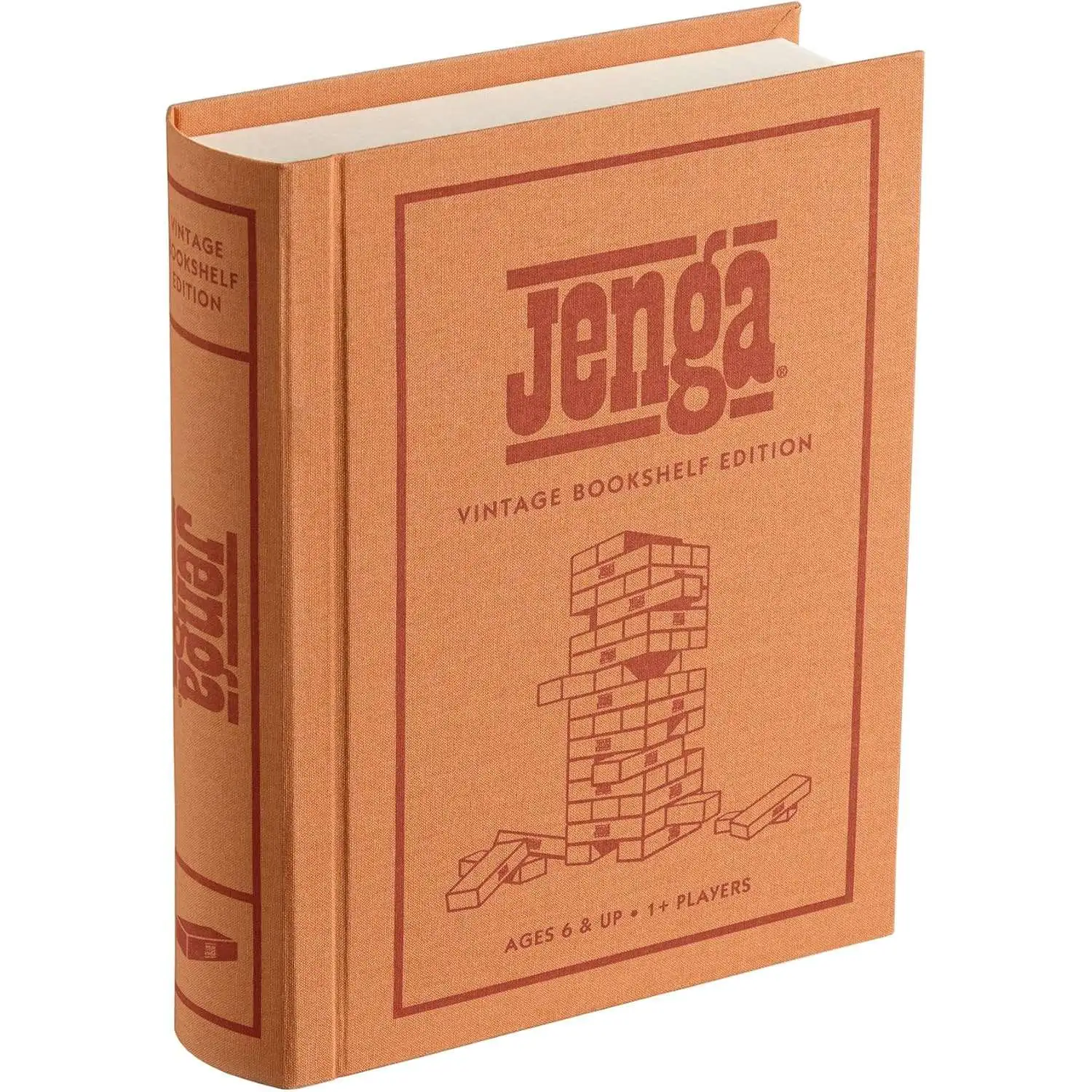 Vintage Bookshelf Edition Jenga Board Game