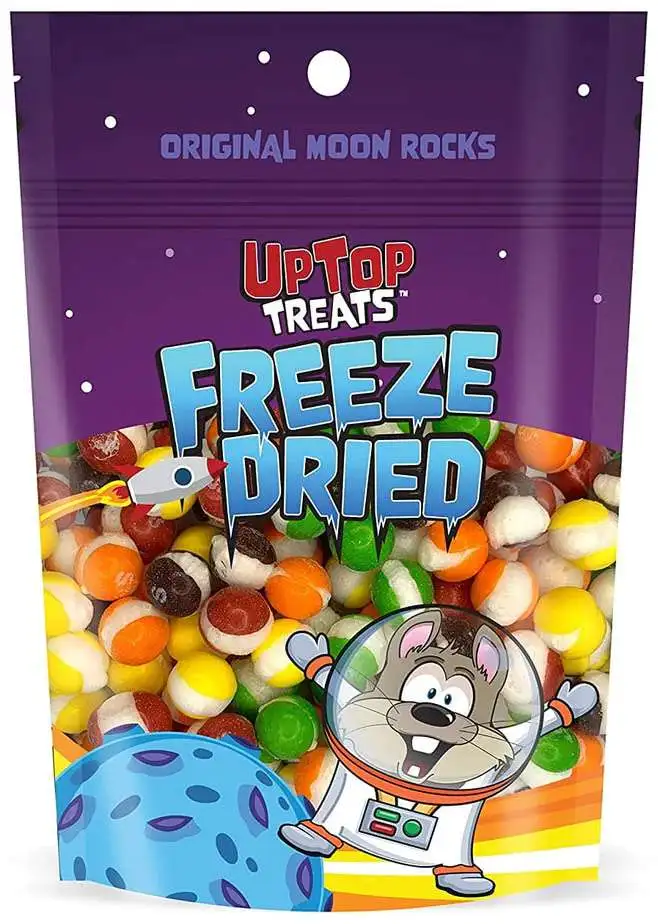 Up Top Treats Freeze Dried Original Moon Rocks 3.5 Oz Candy