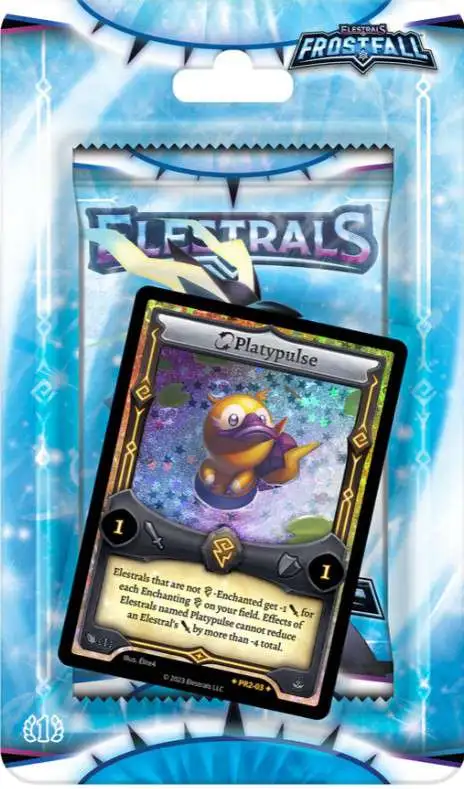 Elestrals TCG Frostfall Stellar Platypulse BLISTER Booster Pack