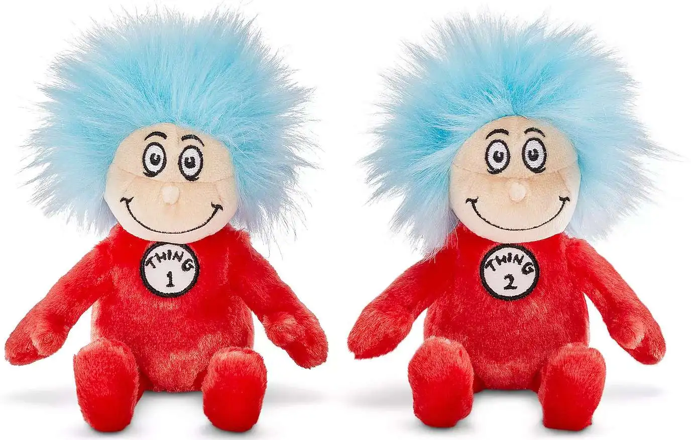 Dr. Seuss The Cat in the Hat Thing 1 & Thing 2 Exclusive 7-Inch Plush 2-Pack