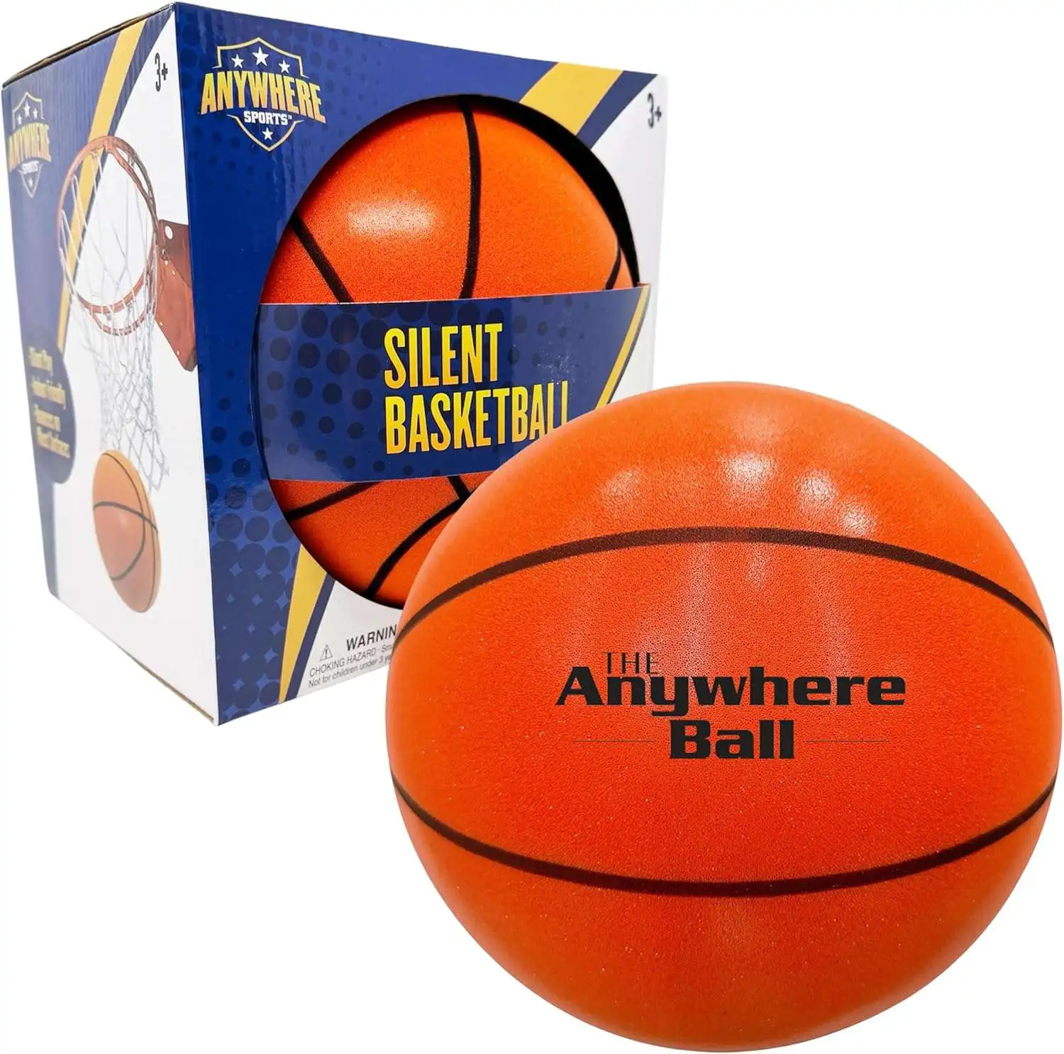 Anywhere Sports Silent Basketball Mini 7-Inch Foam Ball [7"]