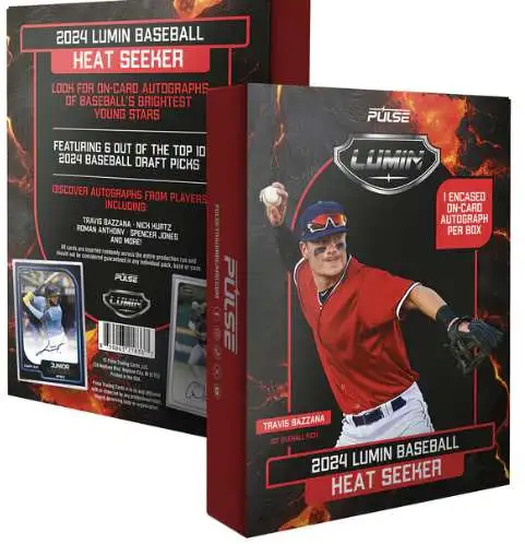 MLB 2024 Lumin Baseball Heat Seeker Edition Trading Card Box [1 Encased On-Card Autograph Per Box]