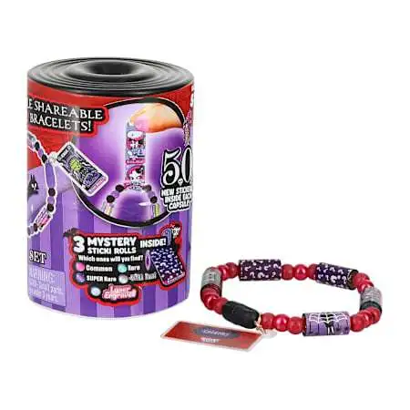 Sticki Rolls Creepies Mystery Capsule Pack [50 Stickers Inside, Wearable, Shareable Sticker Jewelry!]