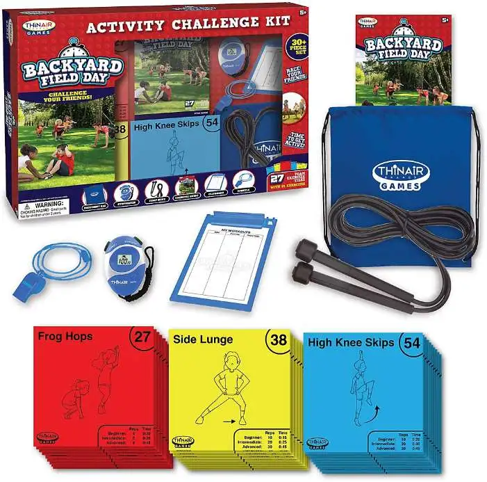 Backyard Field Day Activity Challenge Kit