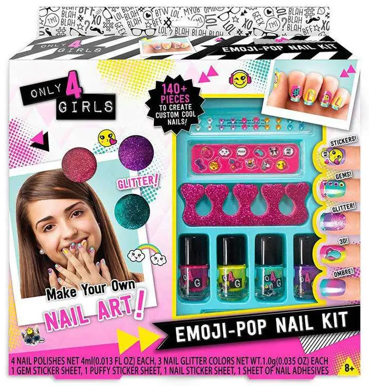 Only 4 Girls Emoji-Pop Nail Kit Playset