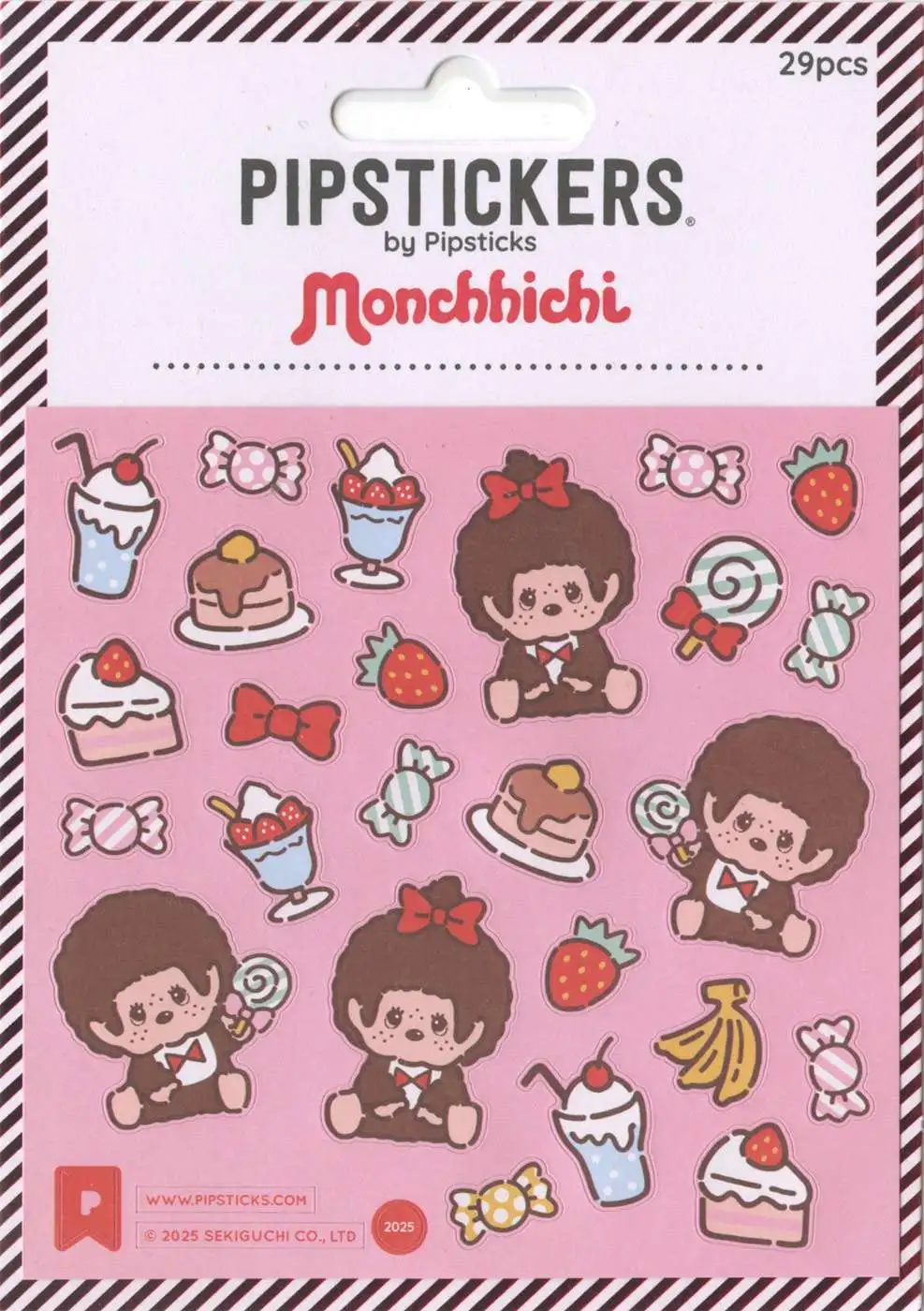 Monchhichi Pipstickers Monchhici Sweets Sticker Set