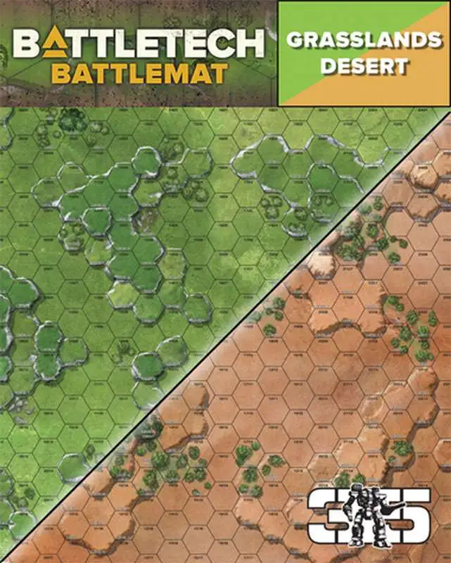 BattleTech Desert / Grasslands A Battlemat