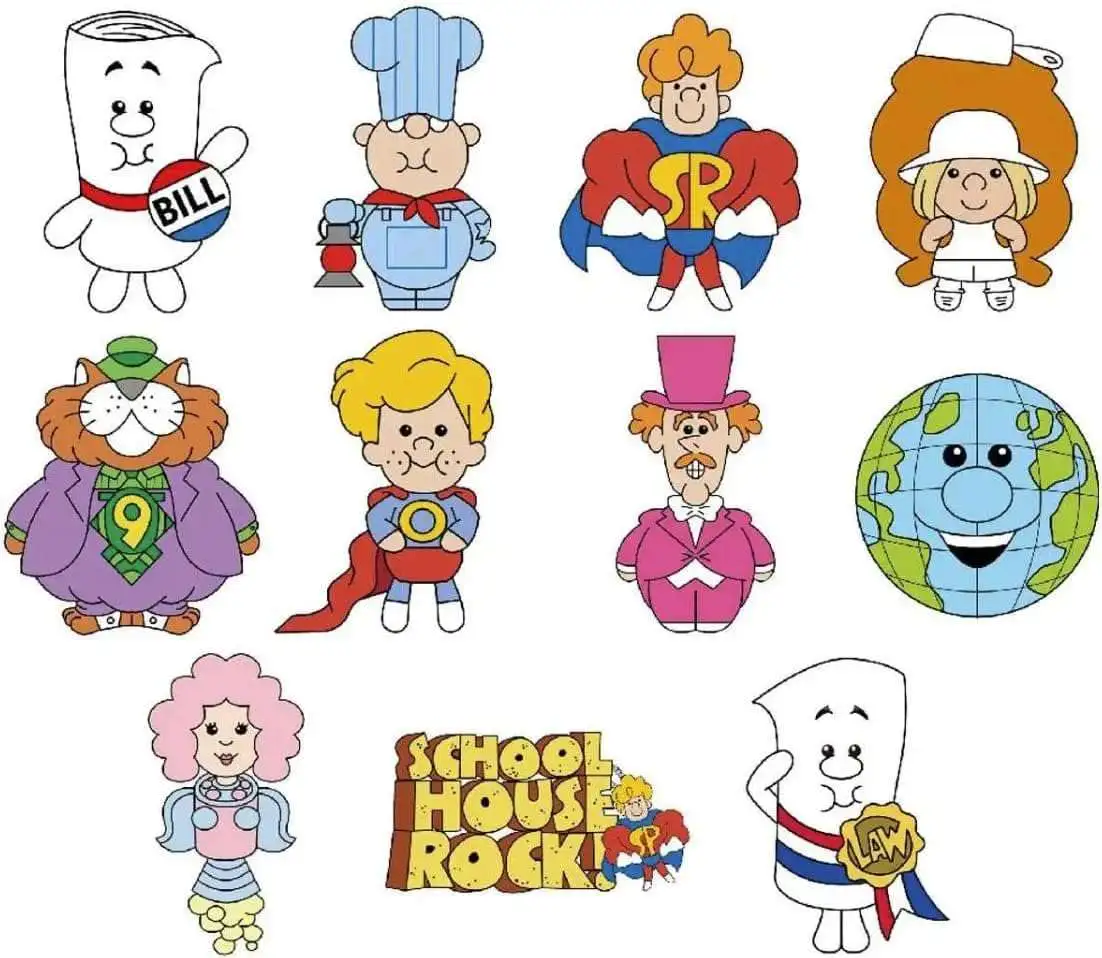 3D Figural Bag Clip Schoolhouse Rock Series 1 Mystery Pack [1 RANDOM Figure]