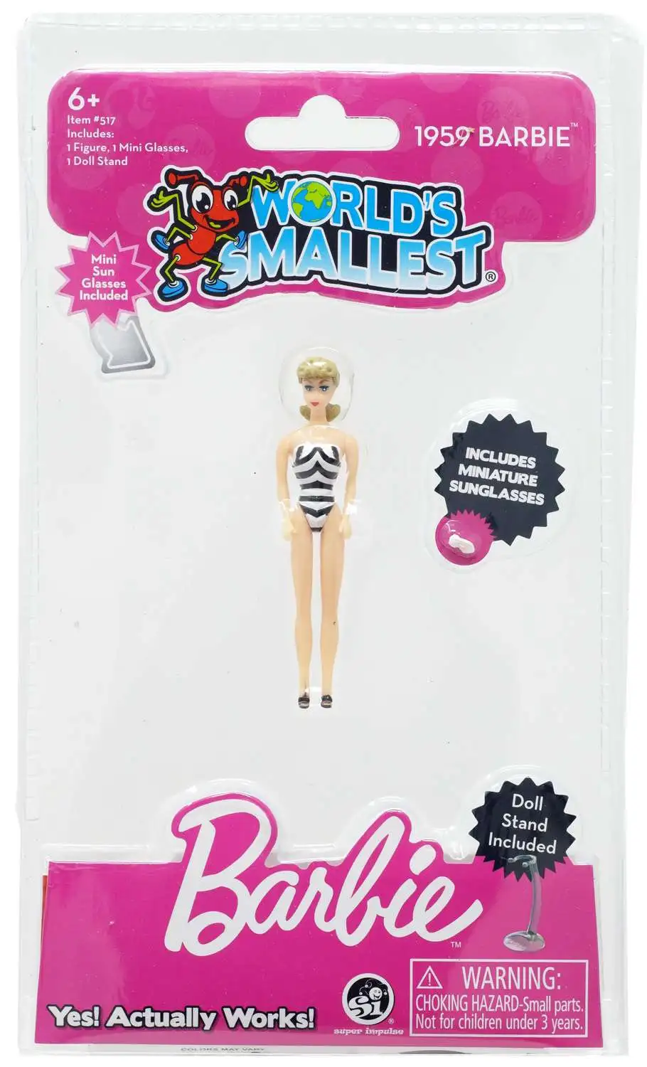Barbie World's Smallest 1959 Swimsuit Doll
