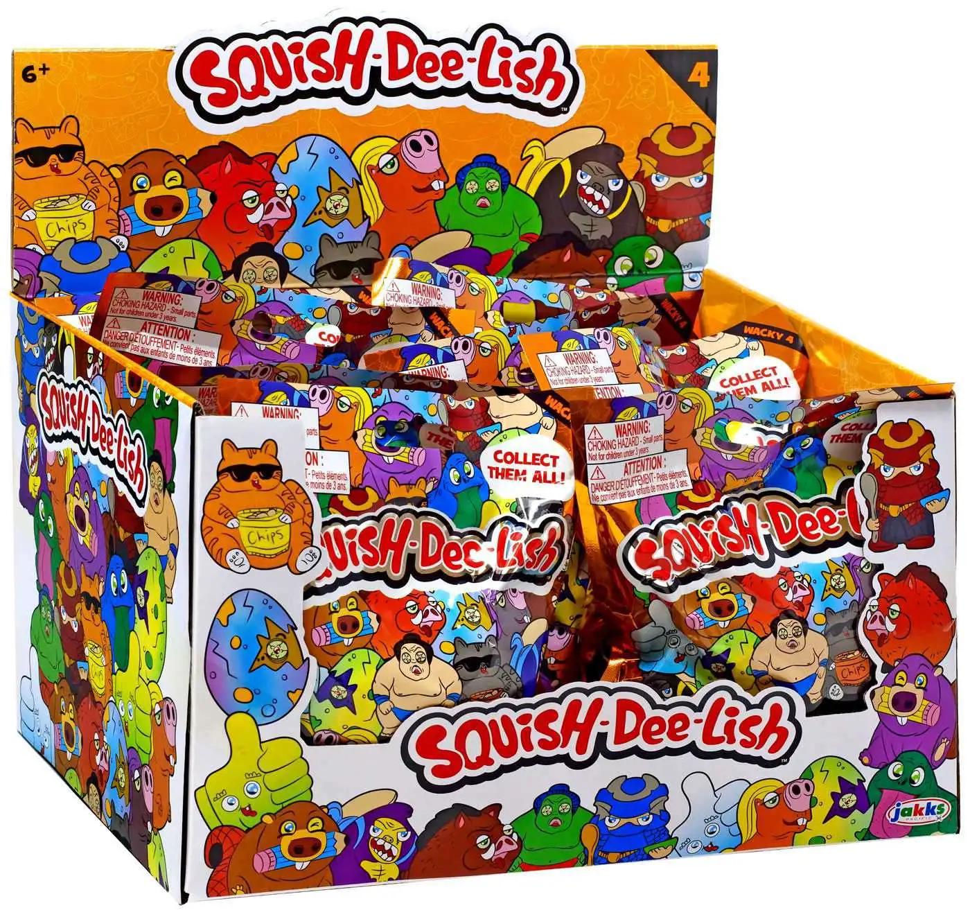 Squish-Dee-Lish Wacky Series 4 Mystery Box [12 Packs]