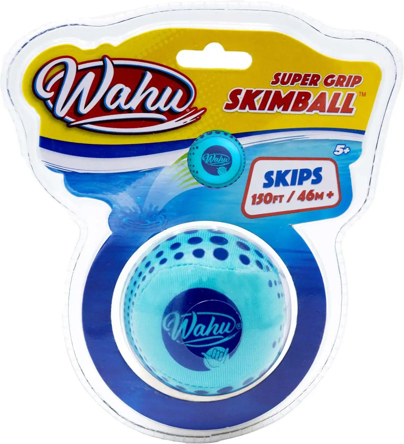 Wahu Super Grip Skimball [Skips 150ft!, Blue]