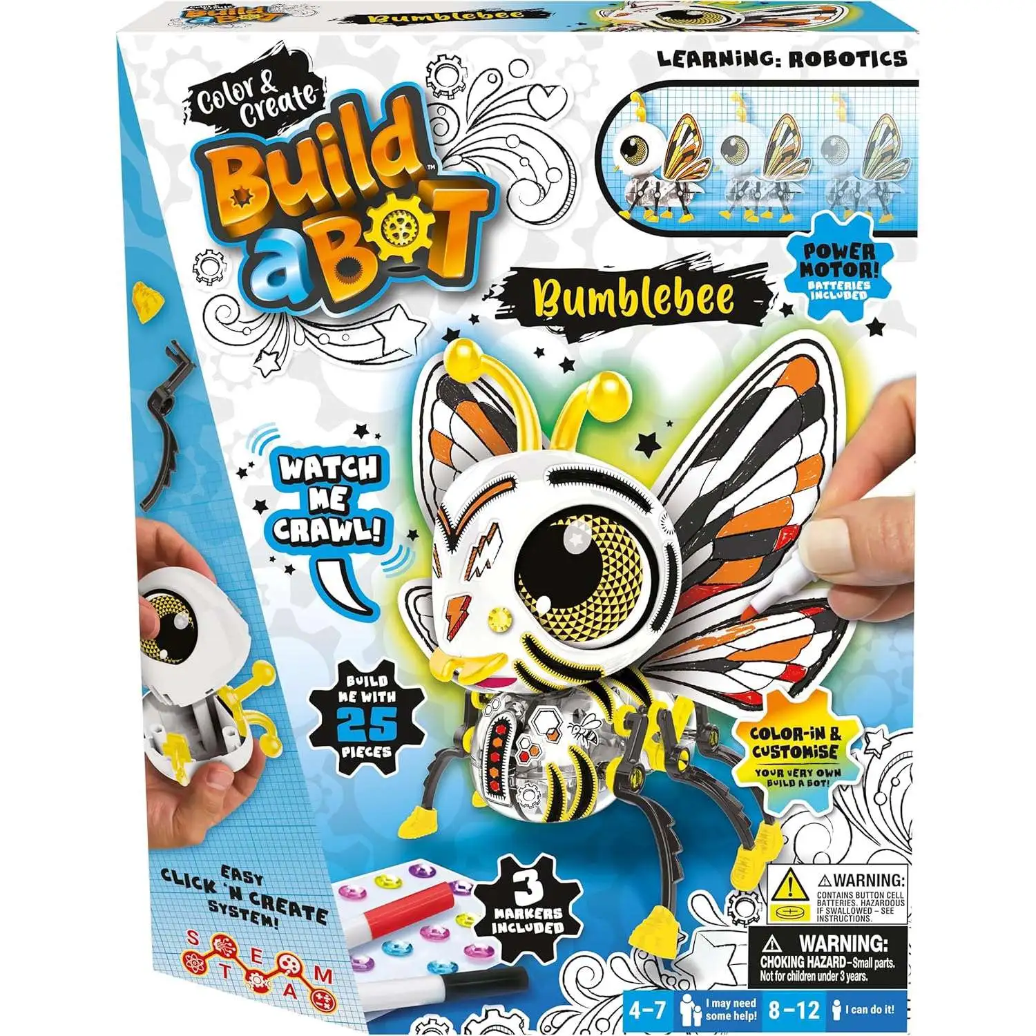 Color & Create Build a Bot Bumblebee