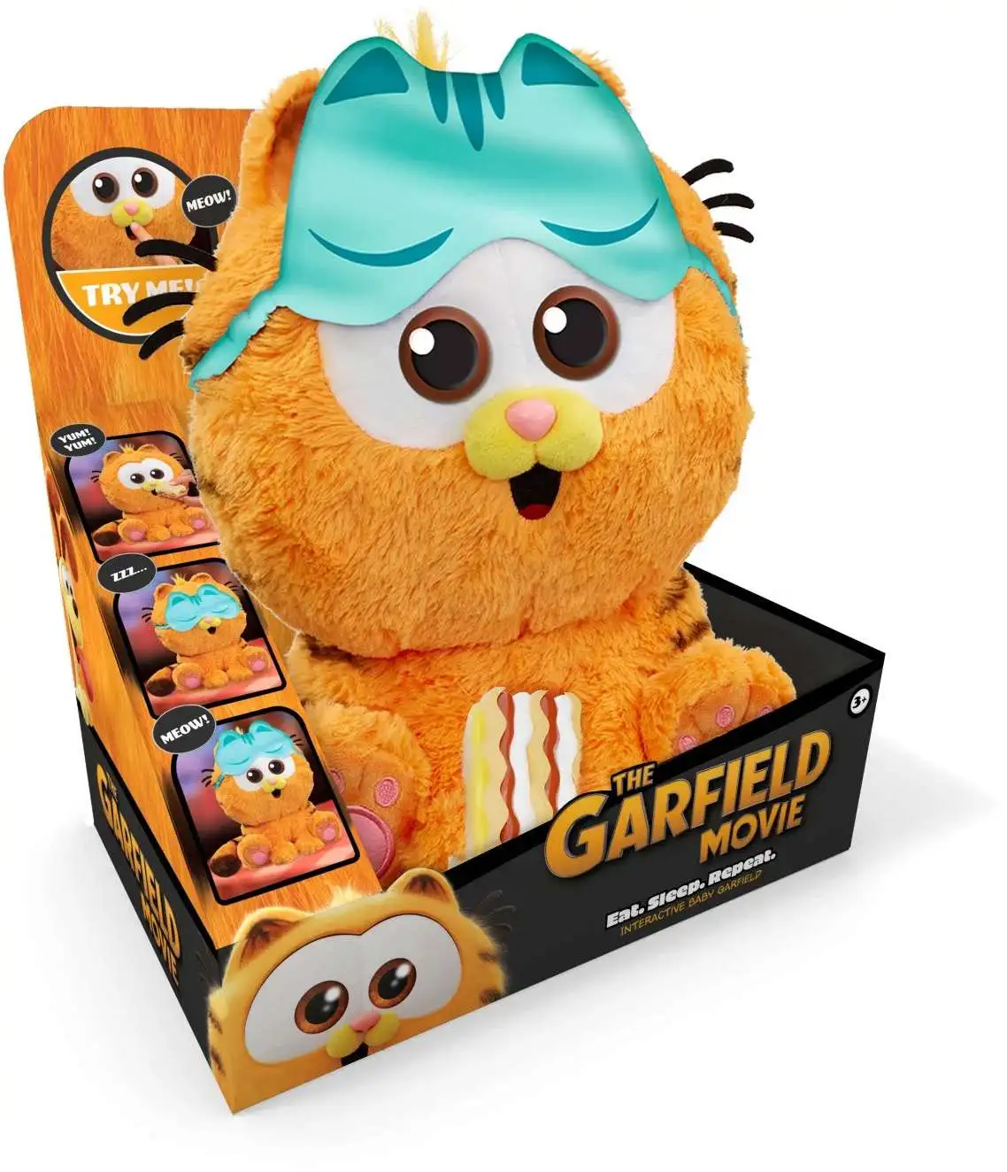 The Garfield Movie Baby Garfield 10-Inch Interactive Plush [Animagic]