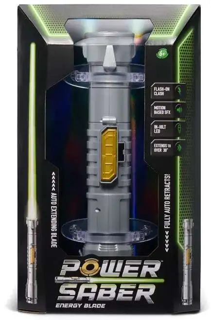 Power Saber Energy Blade Saber Toy [Green, Auto Extending Blade!]