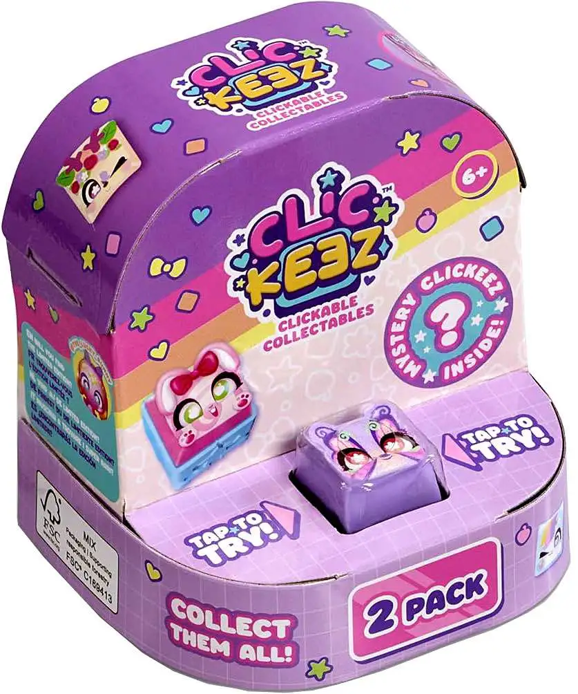 Clickeez Clickeez Mystery 2-Pack Clickable Collectibles Goliath Clickeez Clickeez Mystery 2-Pack Clickable Collectibles Goliath