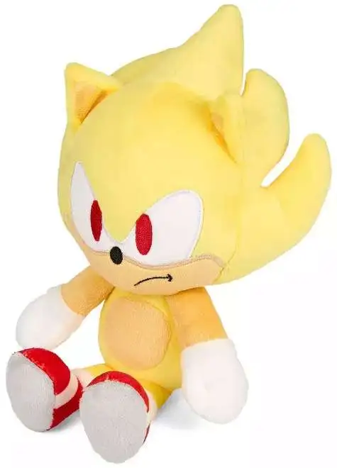 Kidrobot Sonic The Hedgehog Super Sonic 16 Inch HugMe Shake Action  Vibrating Plush