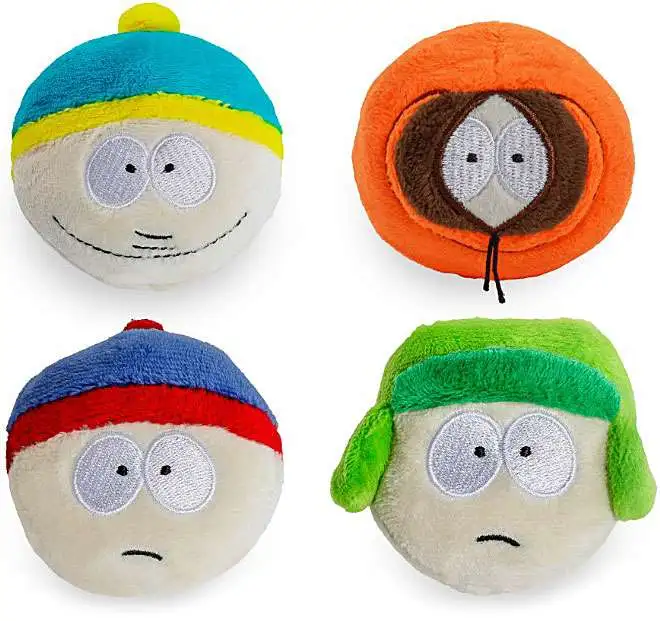 South Park ぬいぐるみ 4体セット South Park Stan, Kyle, Cartman Kenny 3 Plush Pin 4-Pack