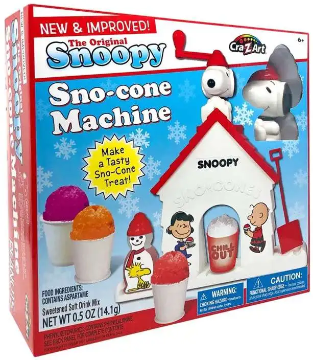 Peanuts The Original Snoopy Sno-Cone Machine Playset