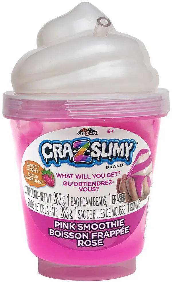 Cra-Z-Slimy Pink Smoothie 10Oz Slime