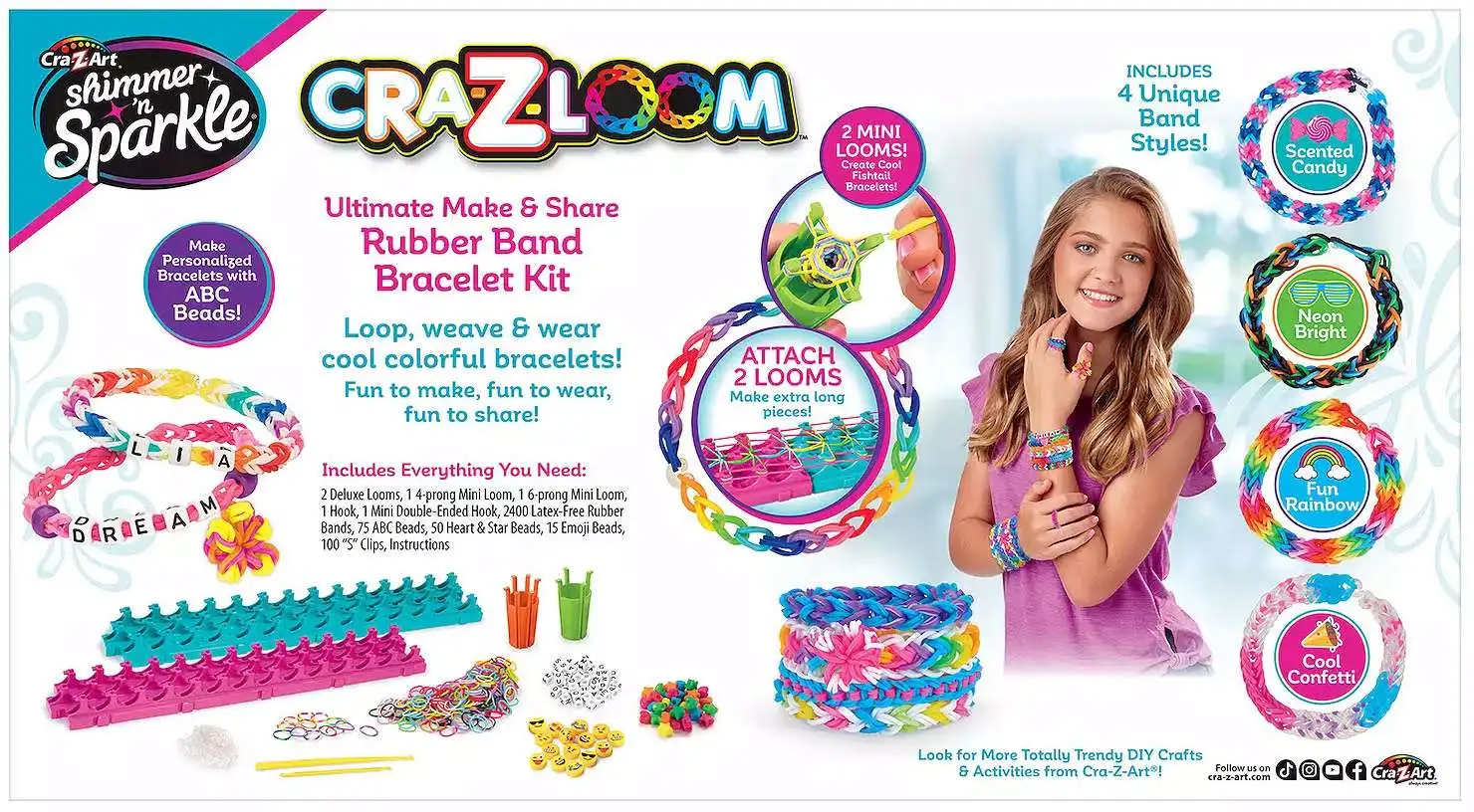 Shimmer n Sparkle Cra-Z-Loom Rubber Band Bracelet Maker just $14.99!!! -  Wheel N Deal Mama