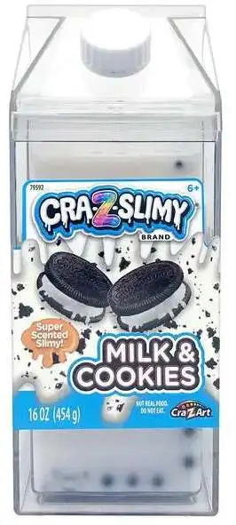 Cra-Z-Slimy Carton Milk & Cookies 14.5 Oz. Slime