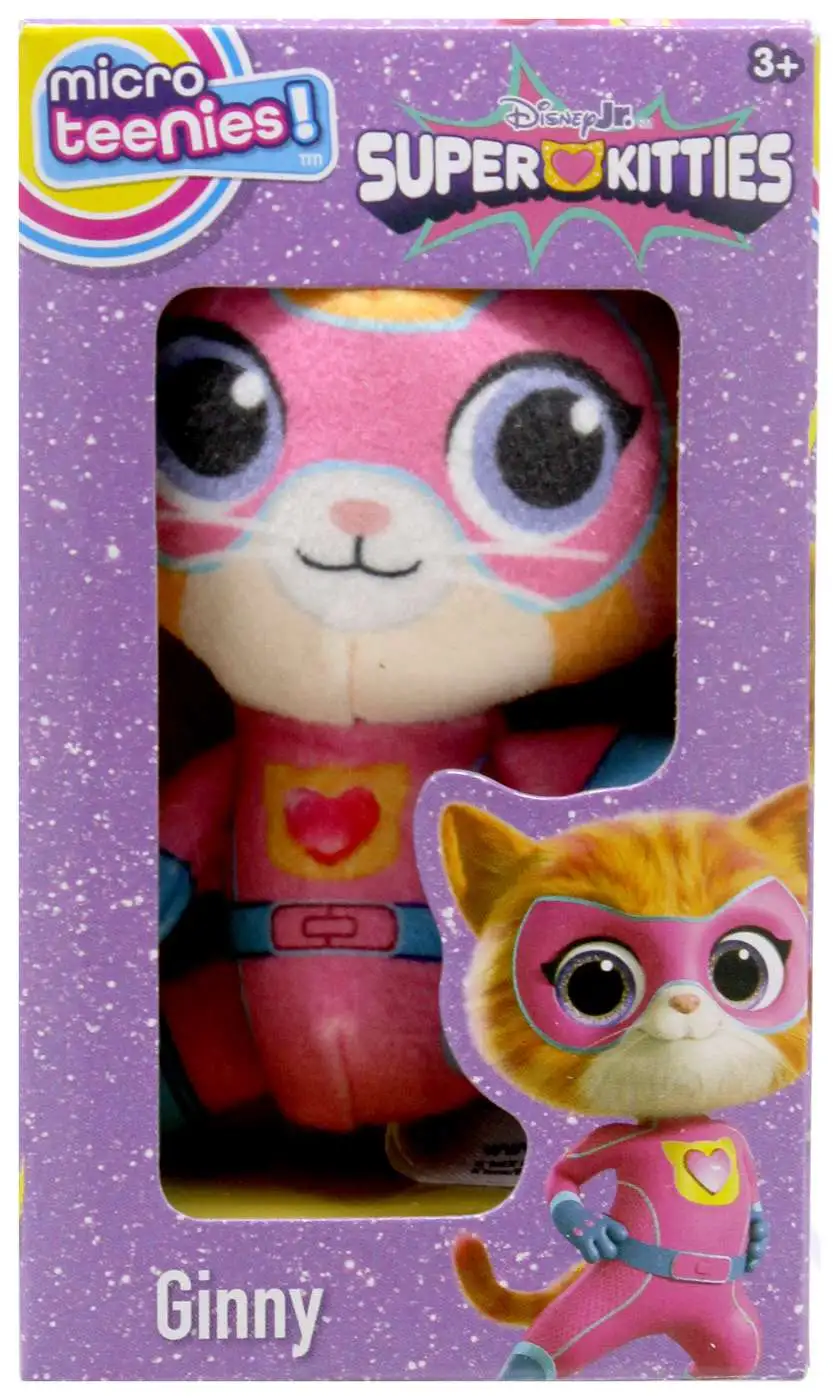 Disney Junior SuperKitties Micro Teenies! Ginny 3-Inch Micro Plush