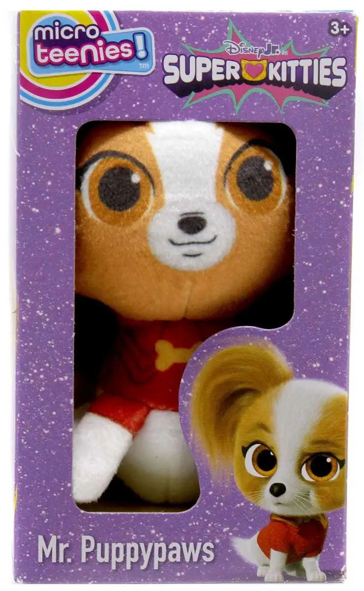 Disney Junior SuperKitties Micro Teenies! Mr. Puppypaws 3-Inch Micro Plush