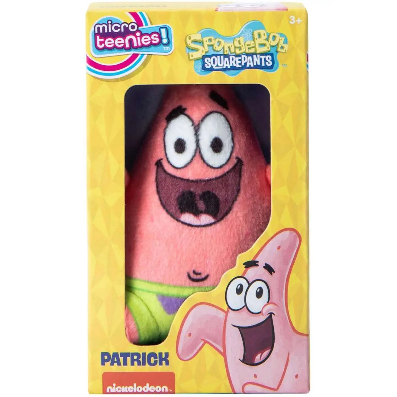 Spongebob Squarepants Micro Teenies! Patrick 2-Inch Plush