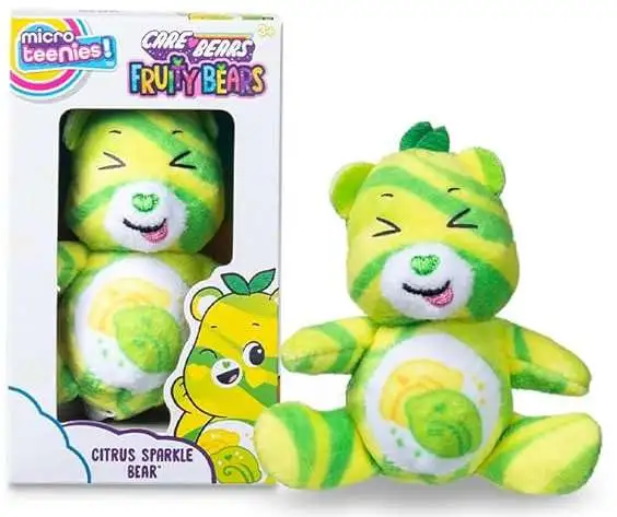 Care Bears Micro Teenies Fruity Bears Citrus Sparkle Bear 3-Inch Micro Plush