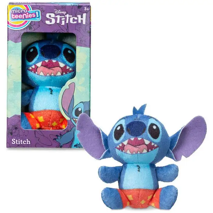 Disney Lilo & Stitch Micro Teenies! Stitch 3-Inch Micro Plush [Board Shorts]