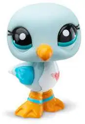 Littlest Pet Shop 2024 Heart-Stamped Blue Seagull Mini Figure #63 [Loose]