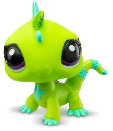 Littlest Pet Shop 2024 Green Iguana Mini Figure 35 Loose Hasbro - ToyWiz